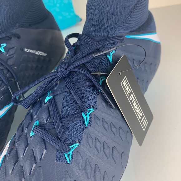 Nike Hypervenom Phantom III DF SG Blue Cleats - Picture 6 of 8